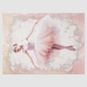 Ballerina Watercolor Decoupage Tissue Paper