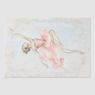 Ballerina Watercolor Decoupage Tissue Paper
