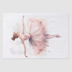 Ballerina Watercolor Tissue Paper