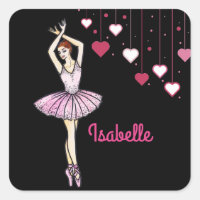 Ballerina with Pink Dress and Pointe Toe Shoes
