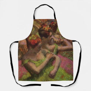 Ballerinas Adjusting Their Dresses (Edgar Degas) Apron