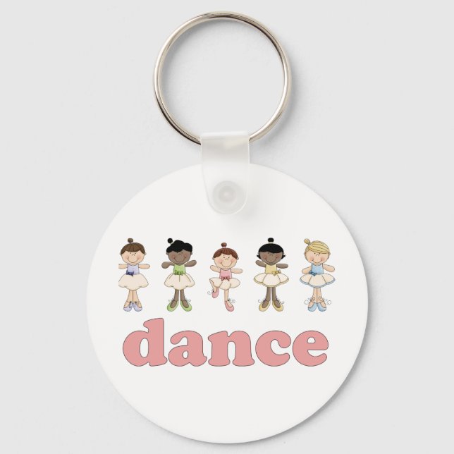 Ballerinas Dance Key Ring (Front)