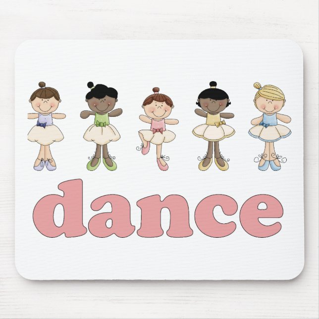 Ballerinas Dance Mouse Mat (Front)