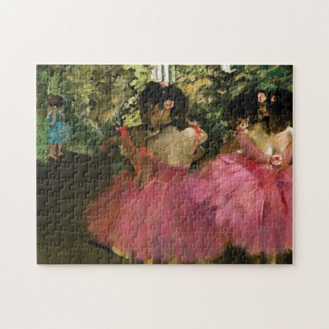Ballerinas in Pink by Edgar Degas Jigsaw Puzzle (Horizontal)