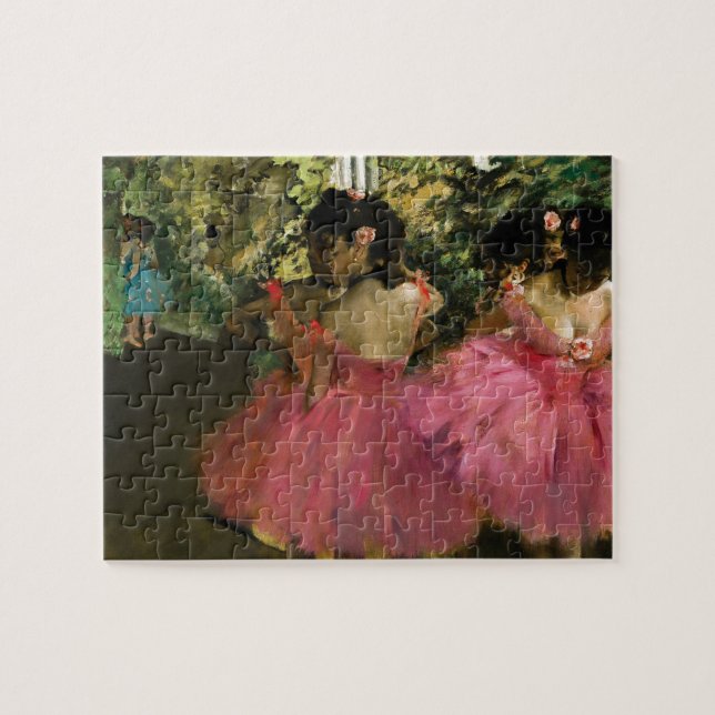 Ballerinas in Pink by Edgar Degas Jigsaw Puzzle (Horizontal)