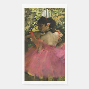Ballerinas in Pink by Edgar Degas    Napkin
