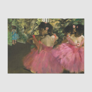 Ballerinas in Pink by Edgar Degas     Tissue Paper