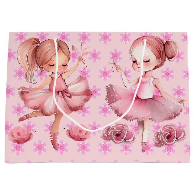 Ballerinas  large gift bag (Front)
