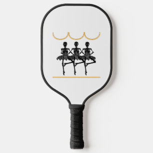 Ballerinas on Halloween Pickleball Paddle