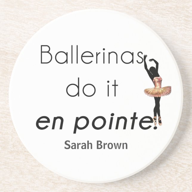 Ballerinas so it! coaster (Front)