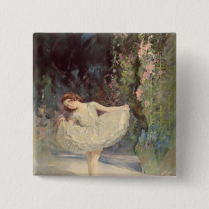 Ballet 15 Cm Square Badge