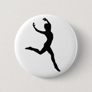 Ballet 6 Cm Round Badge