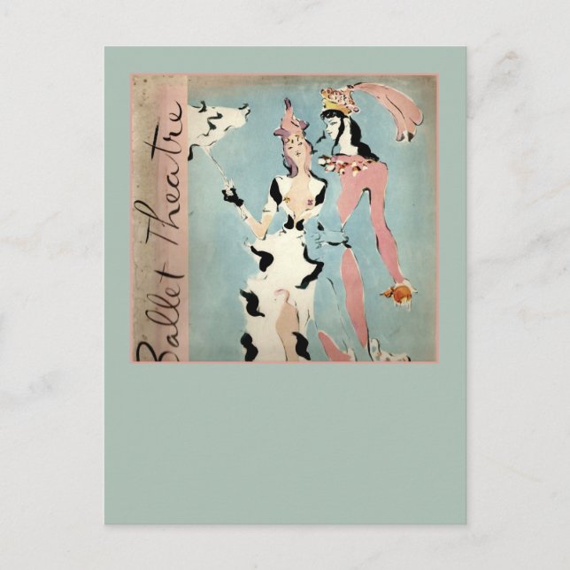 Ballet and Theatre Postcard (Front)