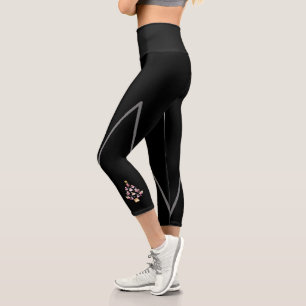 Ballet Animals Ballerina Christmas Tree Capri Leggings