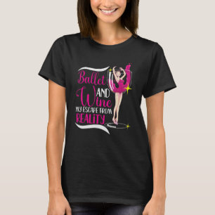 Ballet Ballerina Dance Dancer Dancing Ballet Hobby T-Shirt