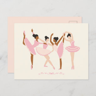 Ballet Ballerina  Postcard