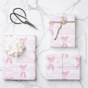 Ballet Ballerina Wrapping Paper Sheet