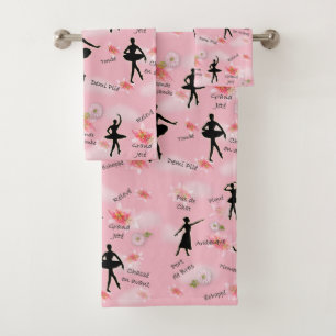 Ballet Bath Towel Set