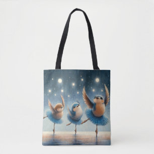 Ballet Birds Tote Bag