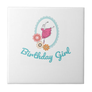 Ballet Birthday Birthday Outfit for Ballerina Tile