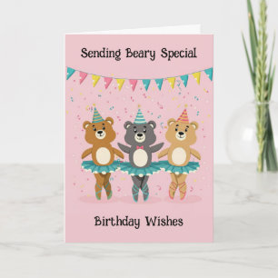 Ballet Birthday Card