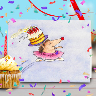 Ballet Birthday greeting card by Nicole Janes