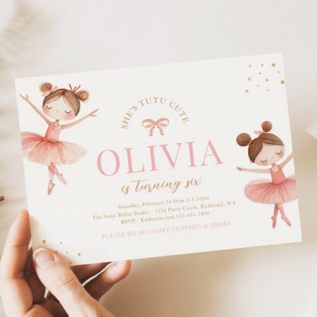 Ballet Birthday Invitation (Creator Uploaded)