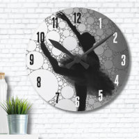 Ballet Black White Dancing Ballerina