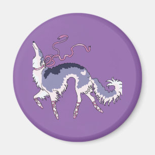 Ballet Borzoi Magnet