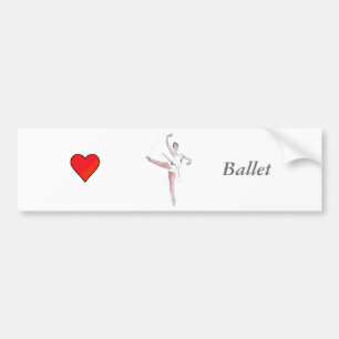 Ballet Bumper Sticker