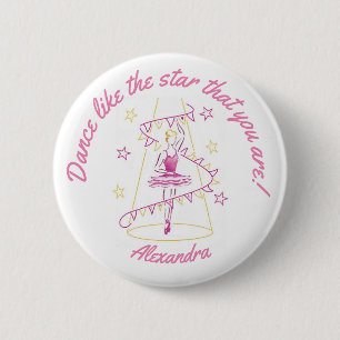 Ballet & Bunting - I Love Dance badge