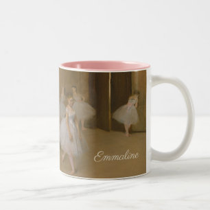 Ballet Class   Edgar Degas   Dance Personalised Two-Tone Coffee Mug