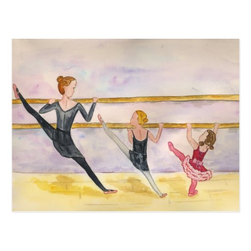 Image of Ballet Class Postcard