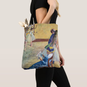 Ballet Class, the Dance Hall by Edgar Degas Tote Bag