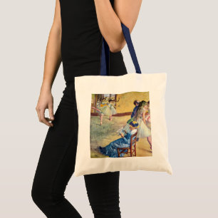 Ballet Class, the Dance Hall by Edgar Degas Tote Bag