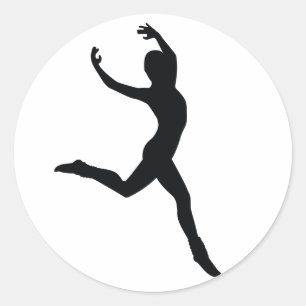 Ballet Classic Round Sticker