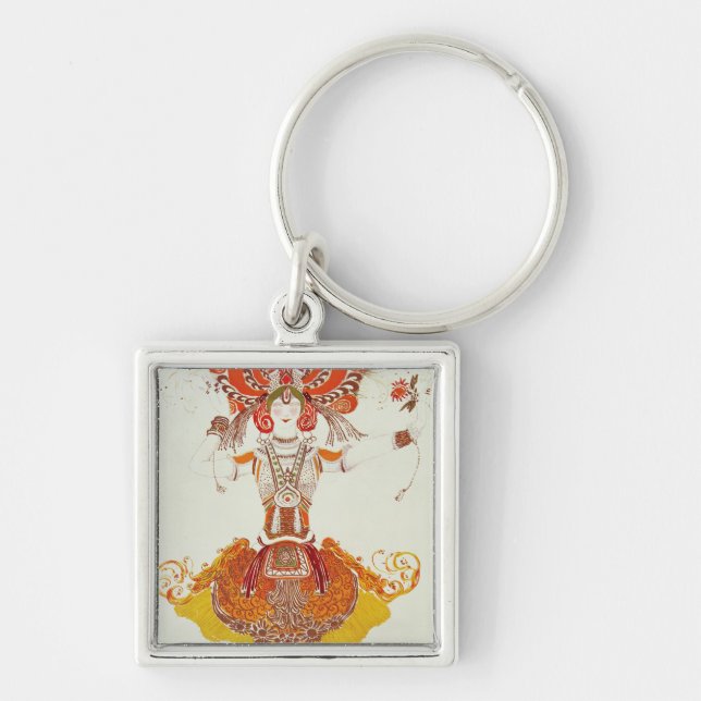 Ballet Costume for 'The Firebird', by Stravinsky Key Ring (Front)