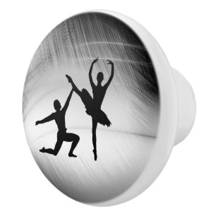 Ballet Couple Dance Ceramic Knob