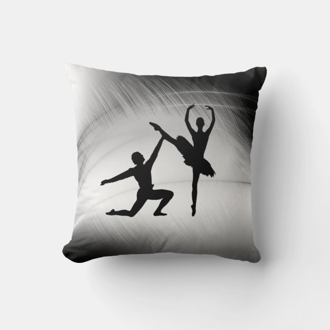 Ballet Couple Dance Cushion (Front)