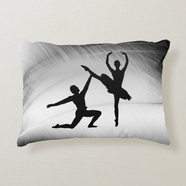 Ballet Couple Dance Decorative Cushion (Front)