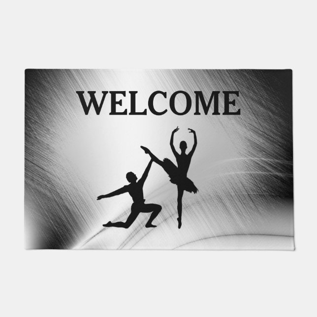 Ballet Couple Dance Doormat (Front)
