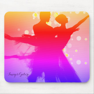 Ballet Couple in Colour Mouse Mat