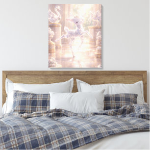 Ballet Crystal Deer Canvas Print