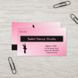 Ballet Dance Business Card / Customise
