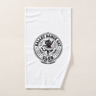 Ballet Dance Cat Pet Lover Shirt Art - Ballet Danc Hand Towel