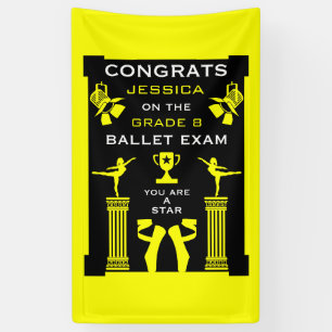 Ballet Dance Congratulations Banner