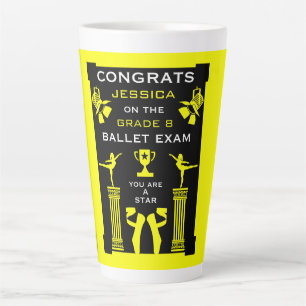 Ballet Dance Congratulations Latte Mug