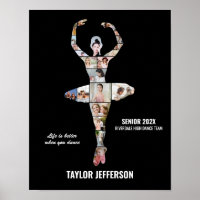 Ballet Dance Custom Photo Collage Girl Ballerina