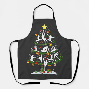 Ballet Dance Lover Xmas Lighting Ballet Christmas Apron