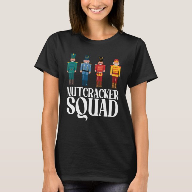 Ballet Dance Matching Family Christmas Nutcracker  T-Shirt (Front)